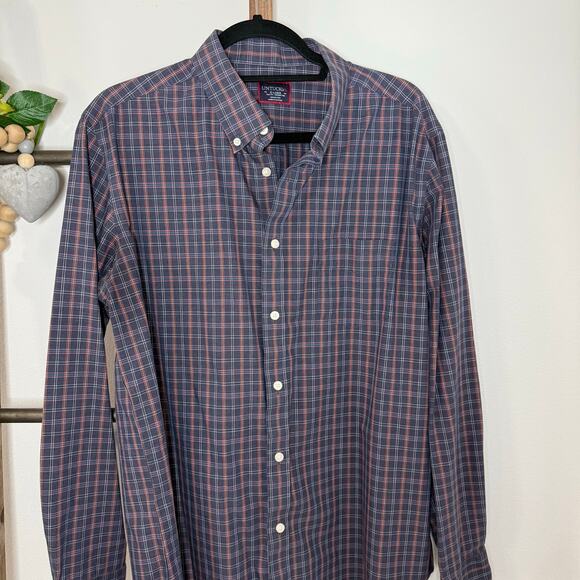 Untuckit Mens Long Sleeve‎ Button Down Dress Shirt Size X Large - Picture 3 of 7